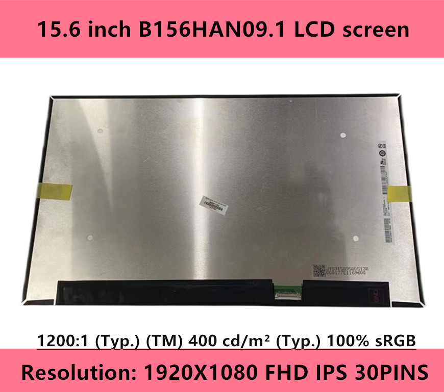 Laptop LED best price LED 15.6 Matte Slim 30 Pin FHD IPS on screen B156HAN02.5 [bent connector] 